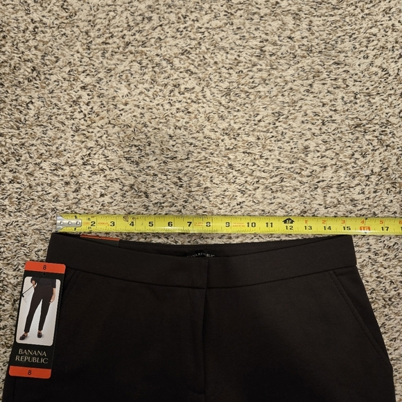 Banana Republic Ponte Pant High Rise Brown Size 8 Stretch Waist - Picture 13 of 16